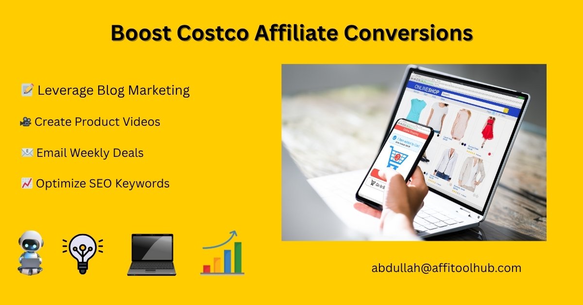Seven proven strategies to boost earnings with the Costco Affiliate Program using content marketing, video, email, and SEO